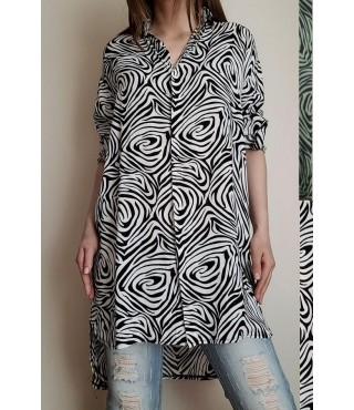 Nauji zebro rašto marškiniai